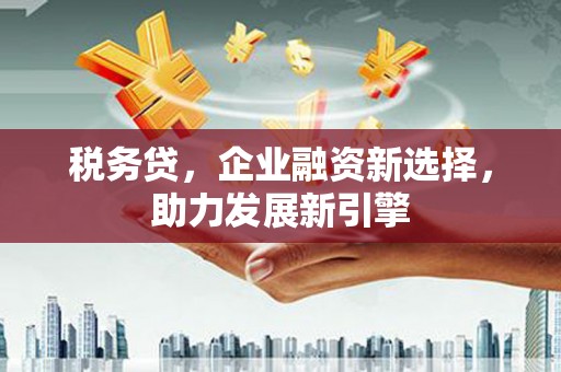 察右后旗税务贷，企业融资新选择，助力发展新引擎