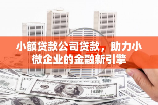察右后旗小额贷款公司贷款，助力小微企业的金融新引擎