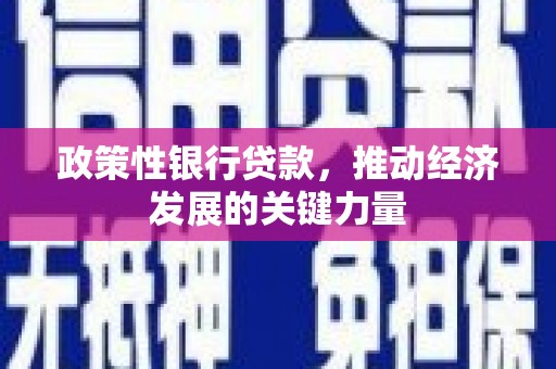 察右后旗政策性银行贷款，推动经济发展的关键力量